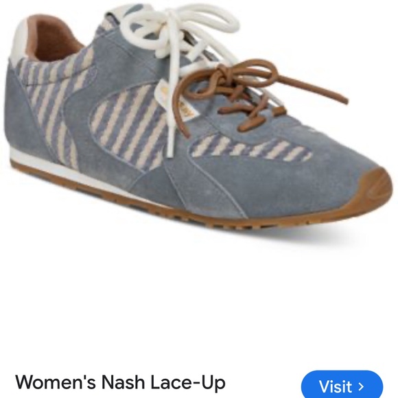 Circus NY by Sam Edelman Nash Women's Lace-Up Sneakers - Blue and Brown Size 8 - Picture 1 of 2
